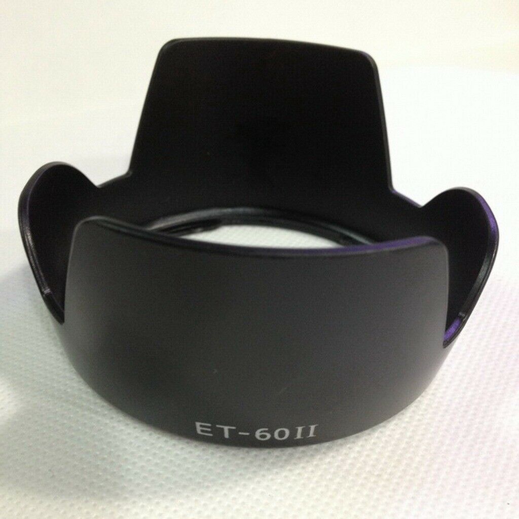2PC Camera Lens Hood for Canon ET-60II Anti-glaring AF 24-85mm/AF-S 24-120mm