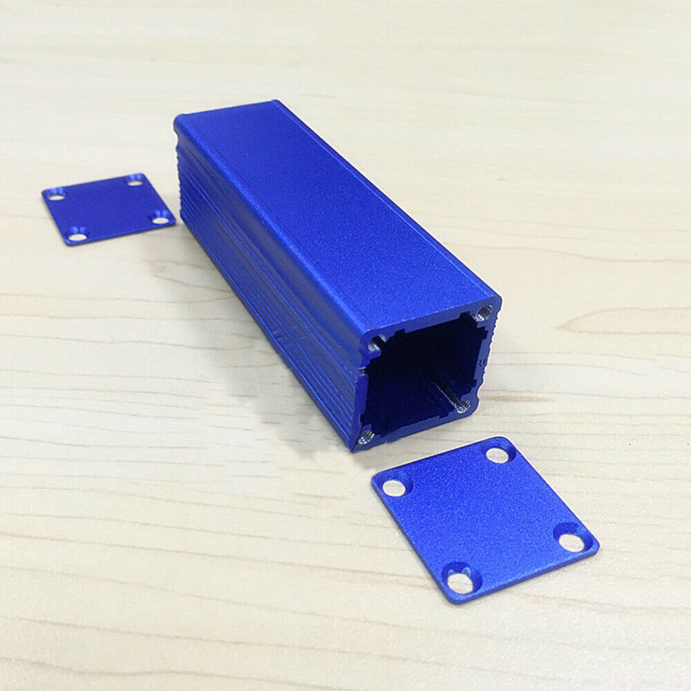 Blue Project Aluminum Electronics Enclosure Case Metal Junction Box 80x25x25mm