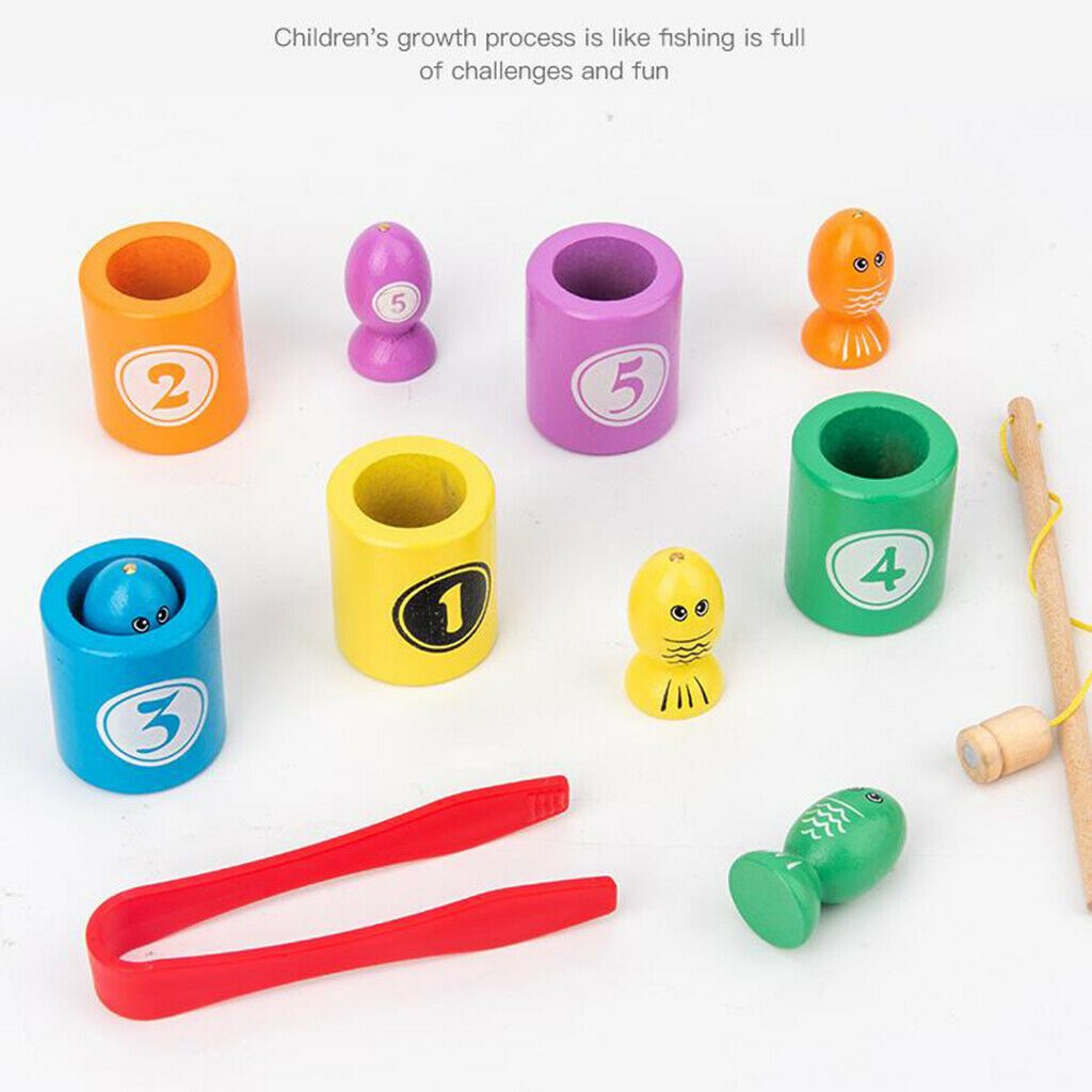 Fishing Color Sorting Matching Game Early Learning Teaching Activity Toys