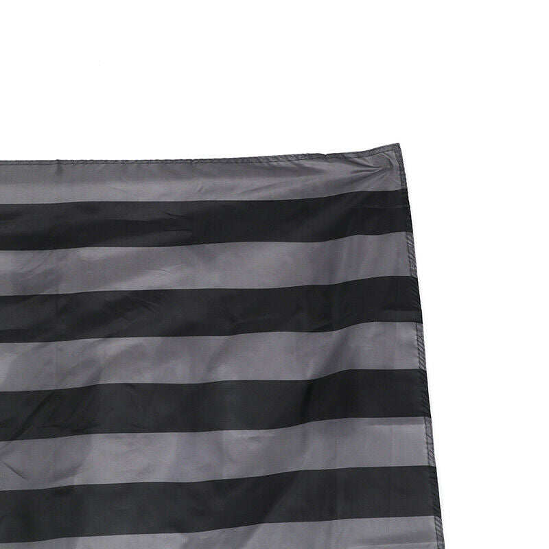 All Black American Flag 3x5 ft Pure Black stripe US Flag Blackout Tactic.l8