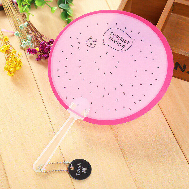 Portable Mini Fan Cool Drive Away Summer Heat Hand Fan Carto.l8