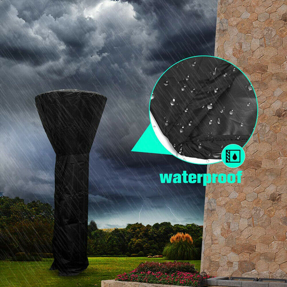 Waterproof Patio Heater Cover - Outdoor Garden Protector Polyester Heater Cover
