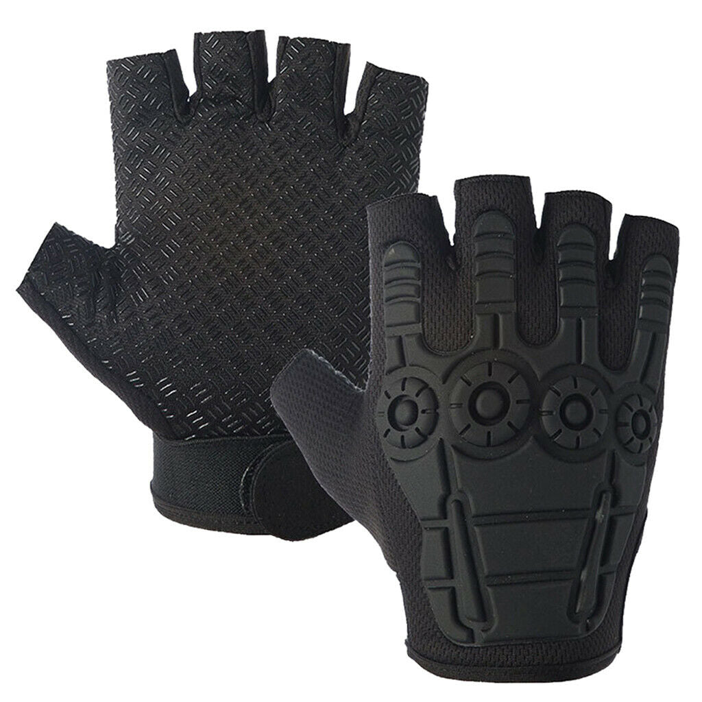 Cycling Gloves Fingerless Workout Fishing Fitness Climbing Sport Gym Glove