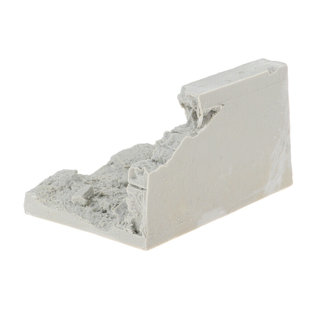 1/35 Scale Soldier War Battlefield Ruins Wall Minaiture for Sand Table Building