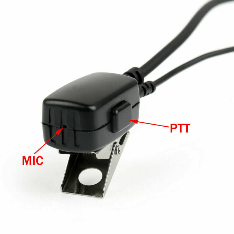 5x Security G-Shape Headset Earpiece 2 Pin Mic  Radio For CP040 GP300 A2