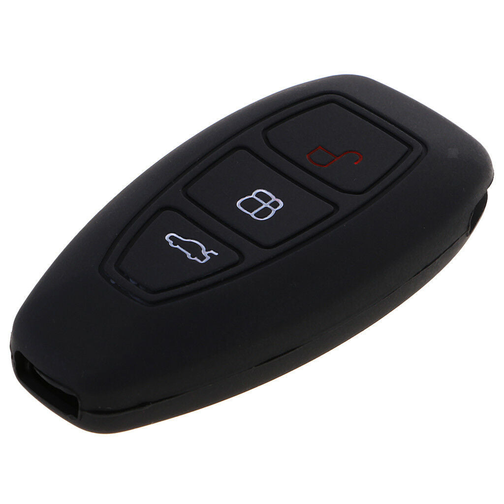 2pcs Black Blue Keyless Entry Key Fob Case Housing for Ford Fiesta Mondeo
