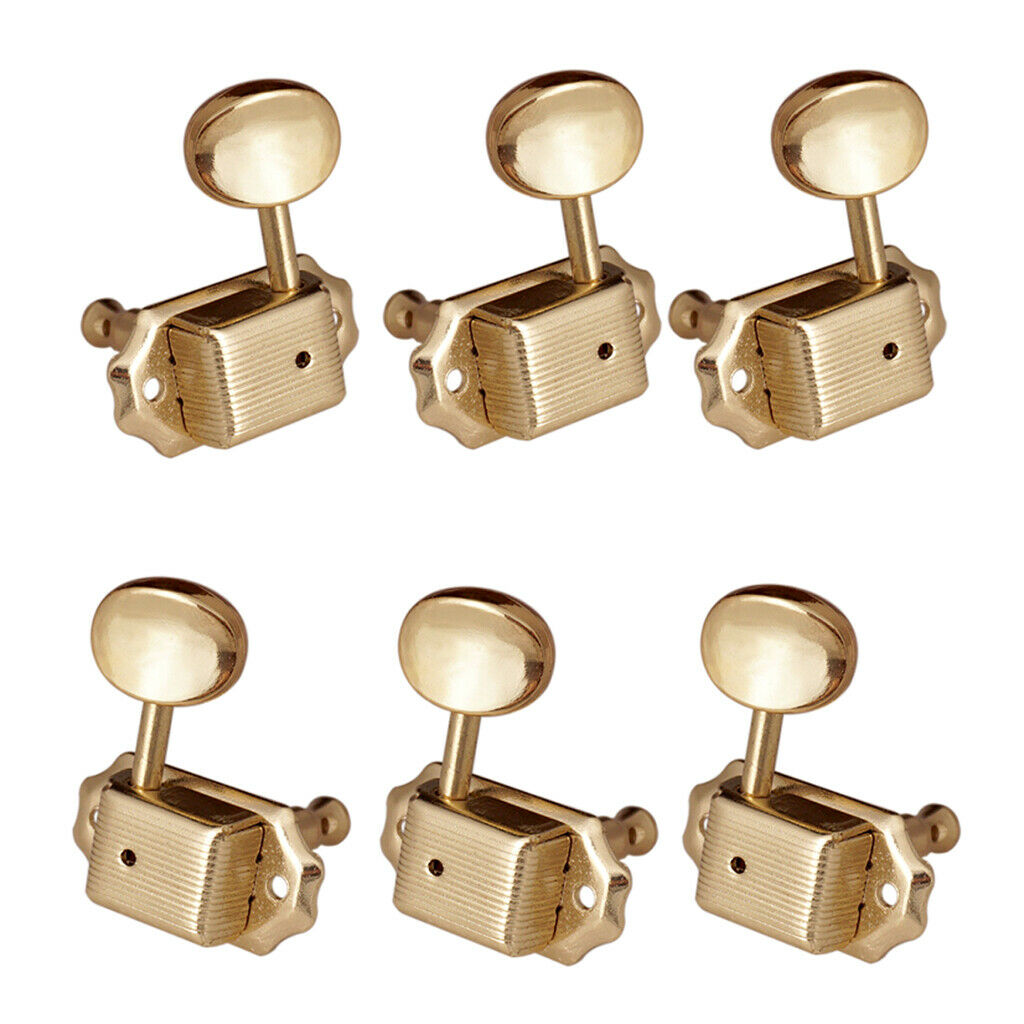Set Of 6pcs Stylish 3L3R Tuning Mechanical Peg Pegs For Guitar , Telecaster,