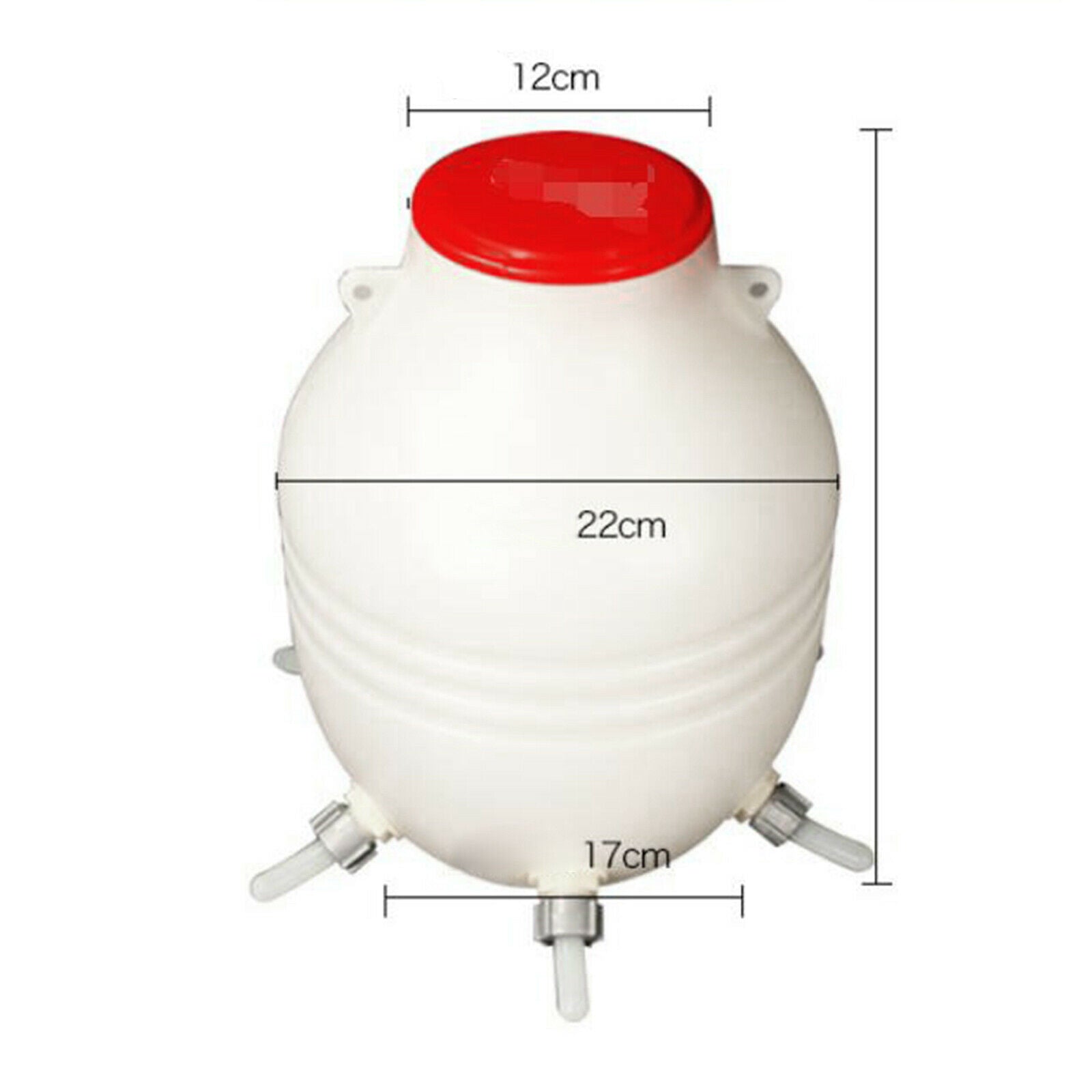 8L Lamb Feeder Bucket for Farm Animal Dog Poultry Feeding Pot Accessories