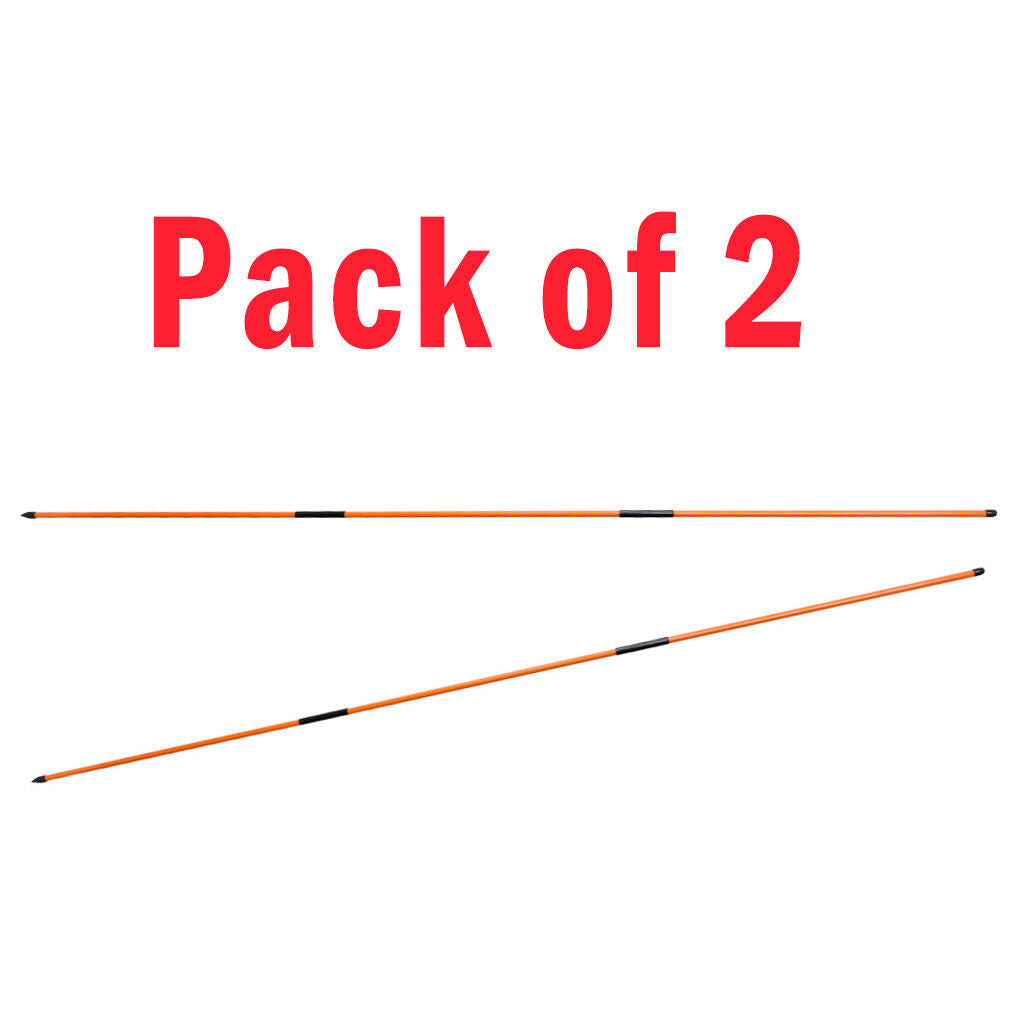 2x Golf Alignment Stick Putting Direction Rod Striking Practice Golf Supply