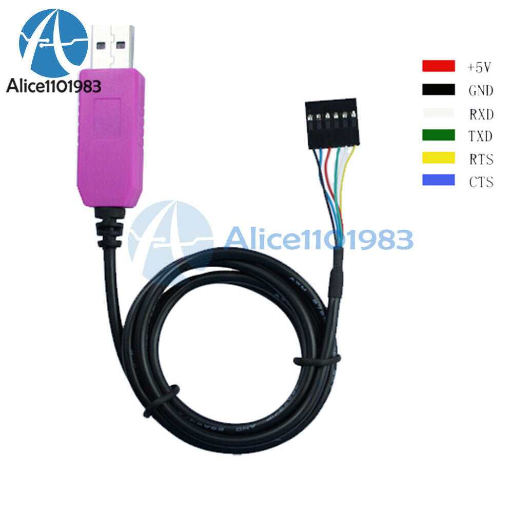 PL2303HXD USB to RS232 TTLCable Module 6Pin for win XP VISTA 7 8 Android OTG