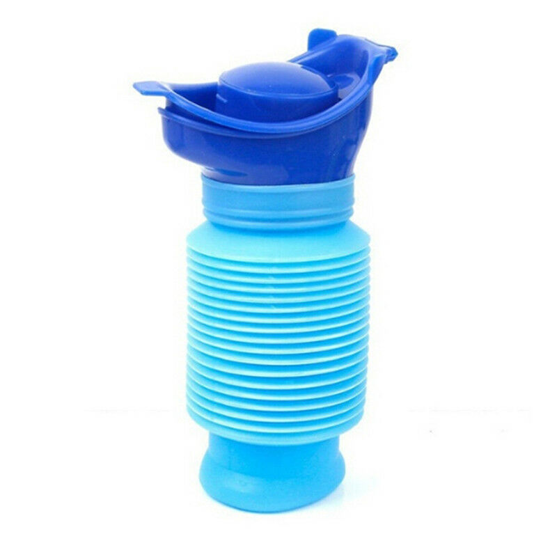 Male & Female Portable Urinal Travel Camping Car Toilet Pee Bottle 750ml BluY FG