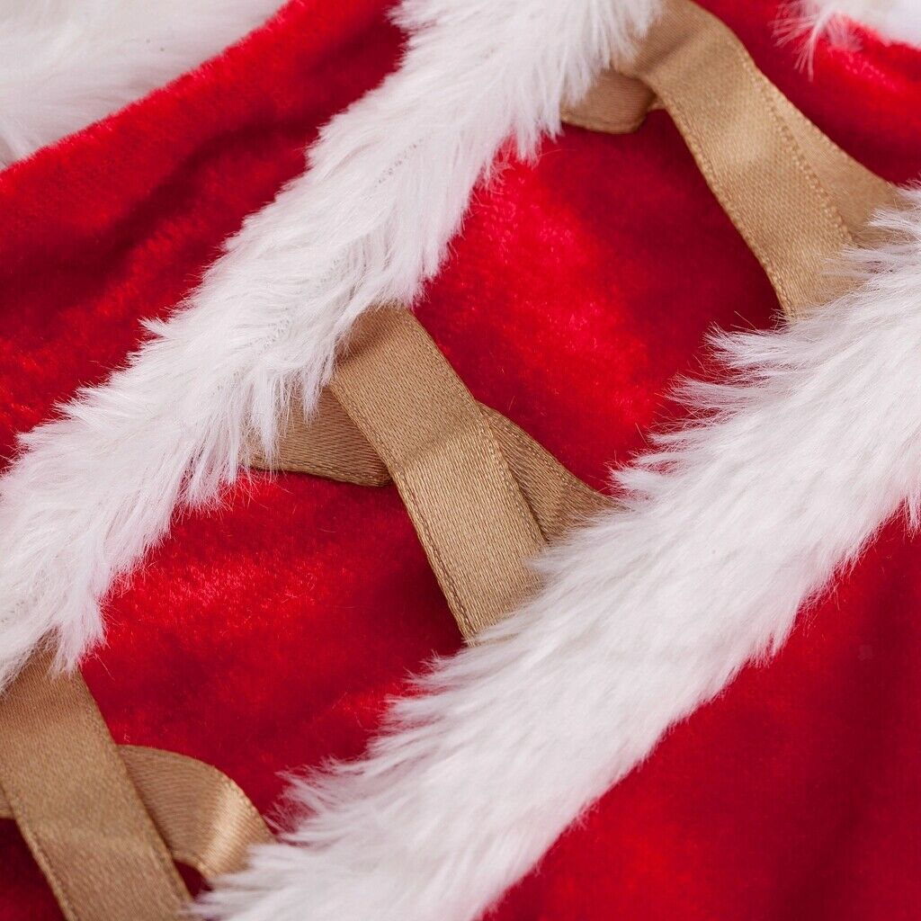 Christmas Costume Coat Clothes Skirt Dress for Pets Dogs Dog Christmas L