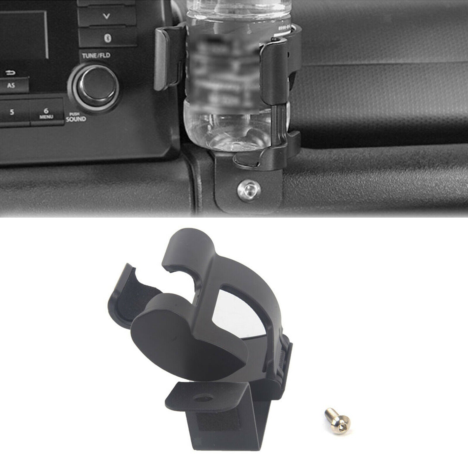 Water Cup Bracket for Suzuki Jimny 2019 2020 Drink Bottle Accessories Black
