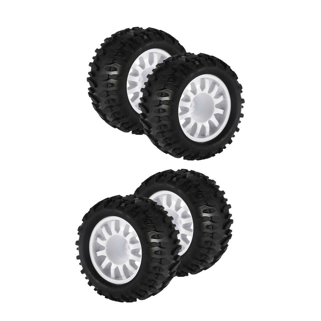 1/16 RC Car Truck Wheel Tyres Tire 4Pcs for HSP HPI ZD Racing Monster Trucks