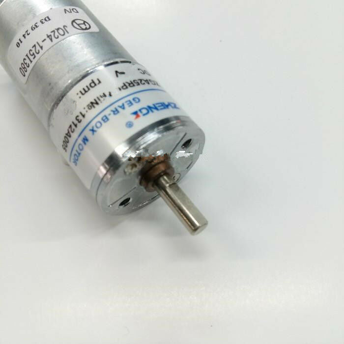 ZGA25RP DC 6V 15RPM 4mm Shaft Diameter Cylinder Shape Electric DC Gear Motor