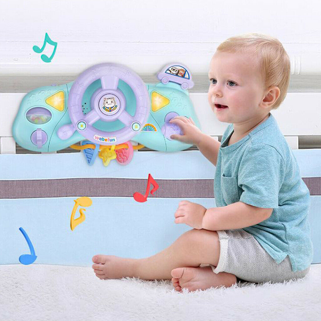 Children's Steering Wheel Toys Baby Childhood Educational Driving Simulation