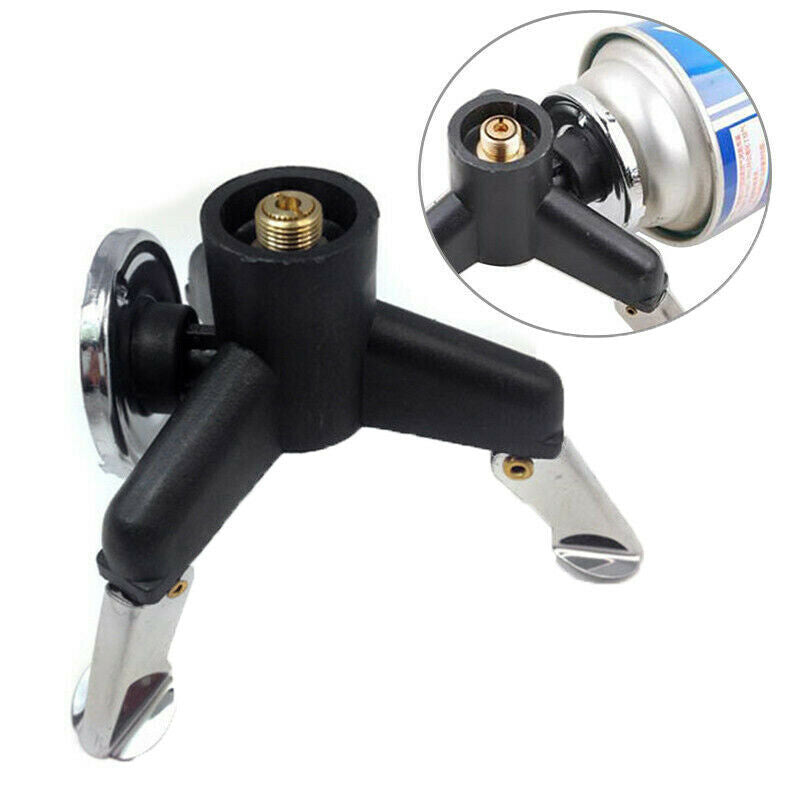 Outdoor Camping Gas Fuel Canister Stove Can Tank Burner Tripod Adapter  lxJCA Fx
