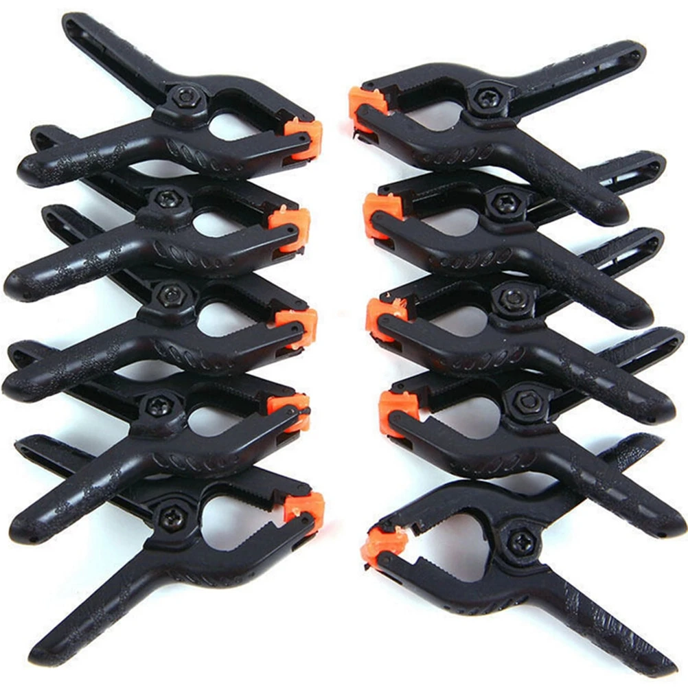 10pcs 2inch Spring Clamps DIY Woodworking Tools Plastic Nylon Clamps For Woodwor