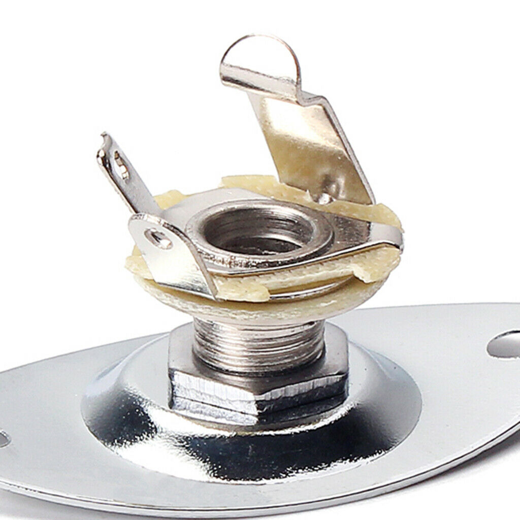 Electric Guitar Oval Shape Output   Plate 1/4inch for  ST  TL