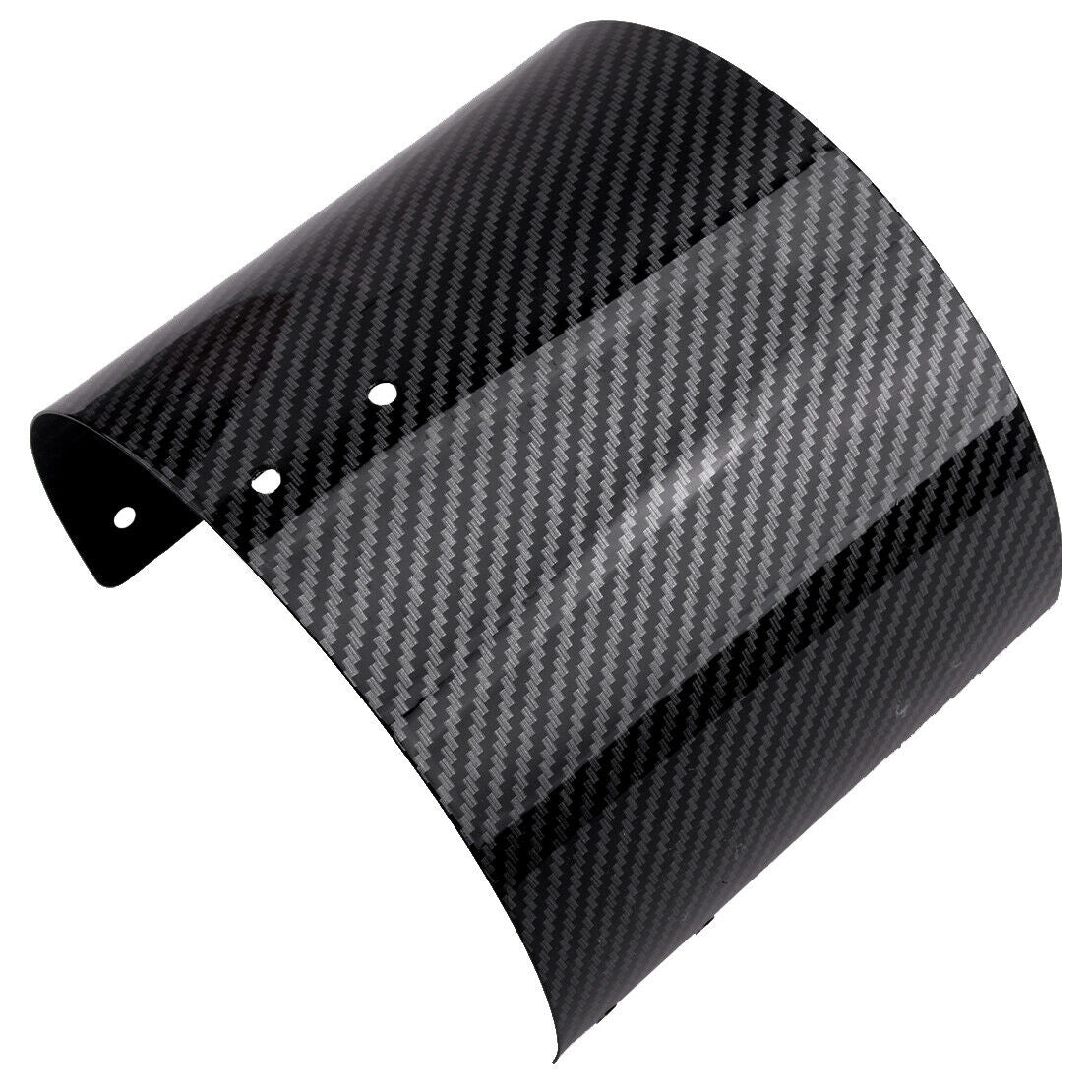 Car Carbon Fiber Style Air Intake Filter Heat Shield Cover 2.5"-3.5" Universal