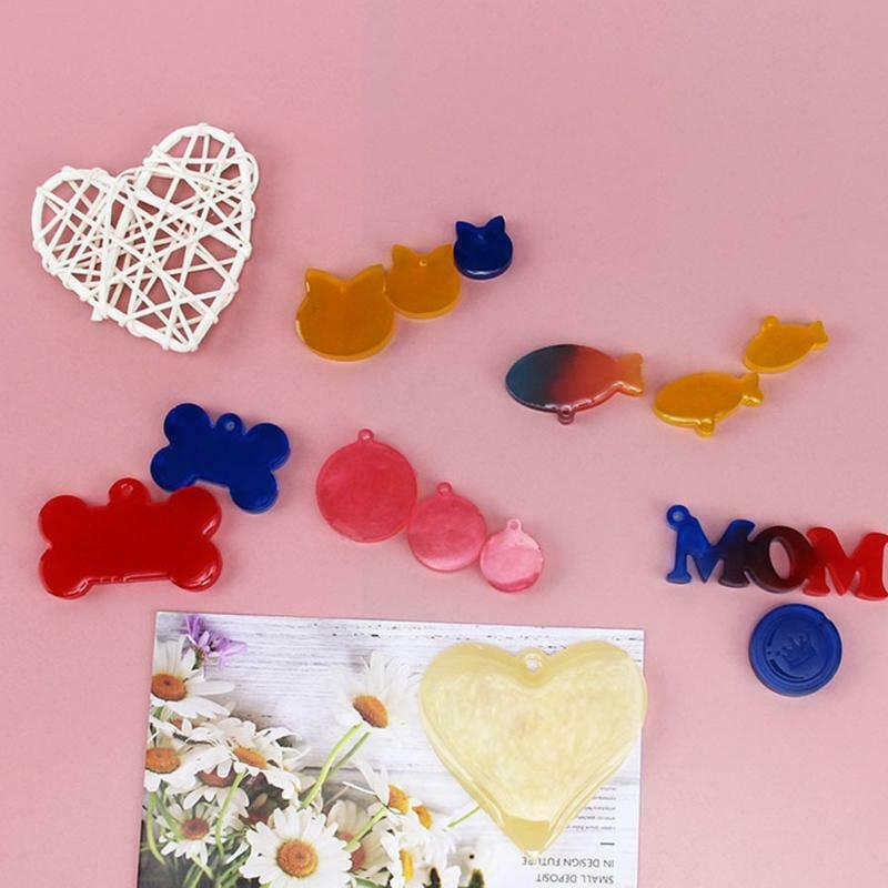 5pcs DIY Handmade  Pet Cat Dog pendent Decroations Silicone Molds Durable Molds