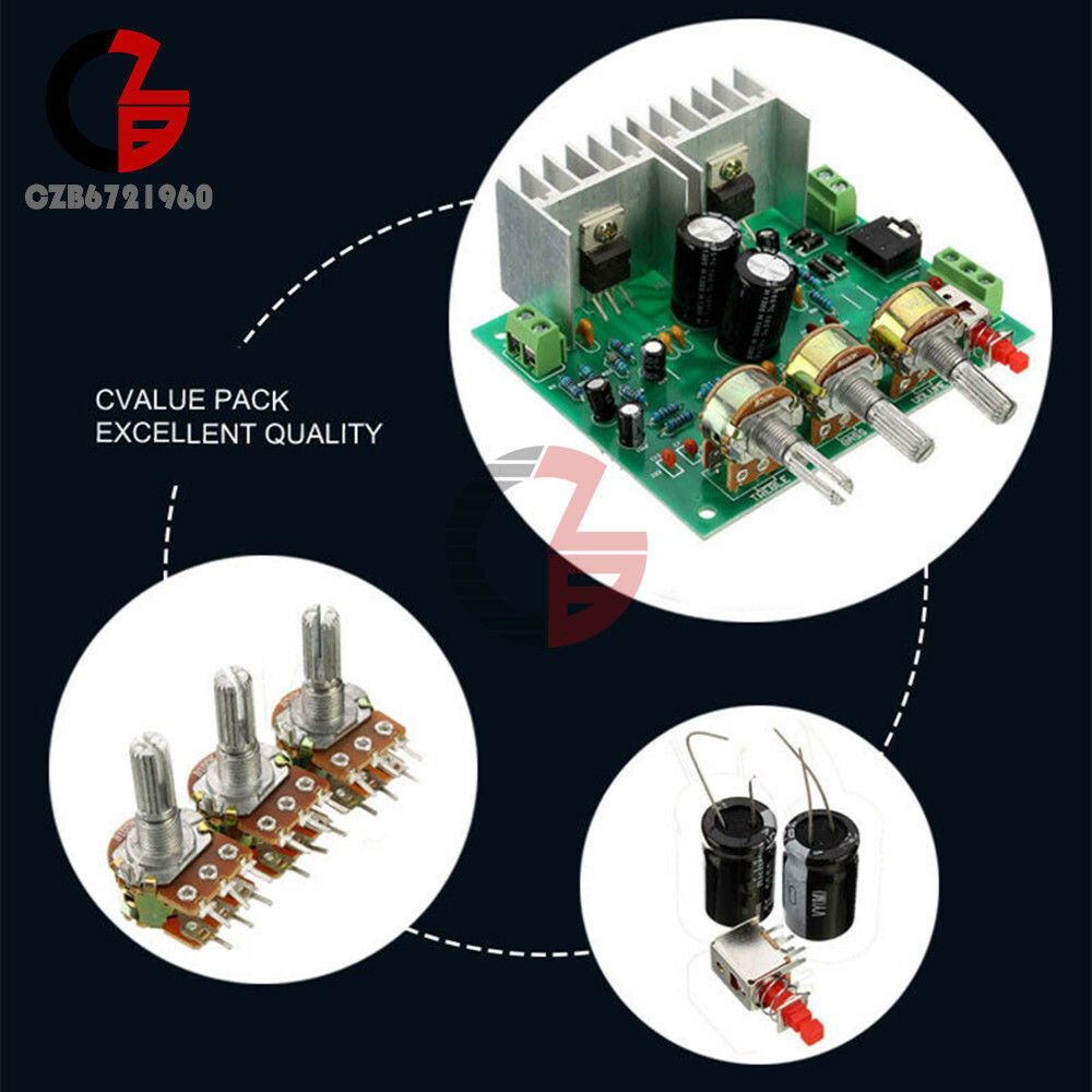 Stereo Amplifier AMP Board 2 Channel 2.0 15W Audio TDA2030A Hifi Module DIY Kit