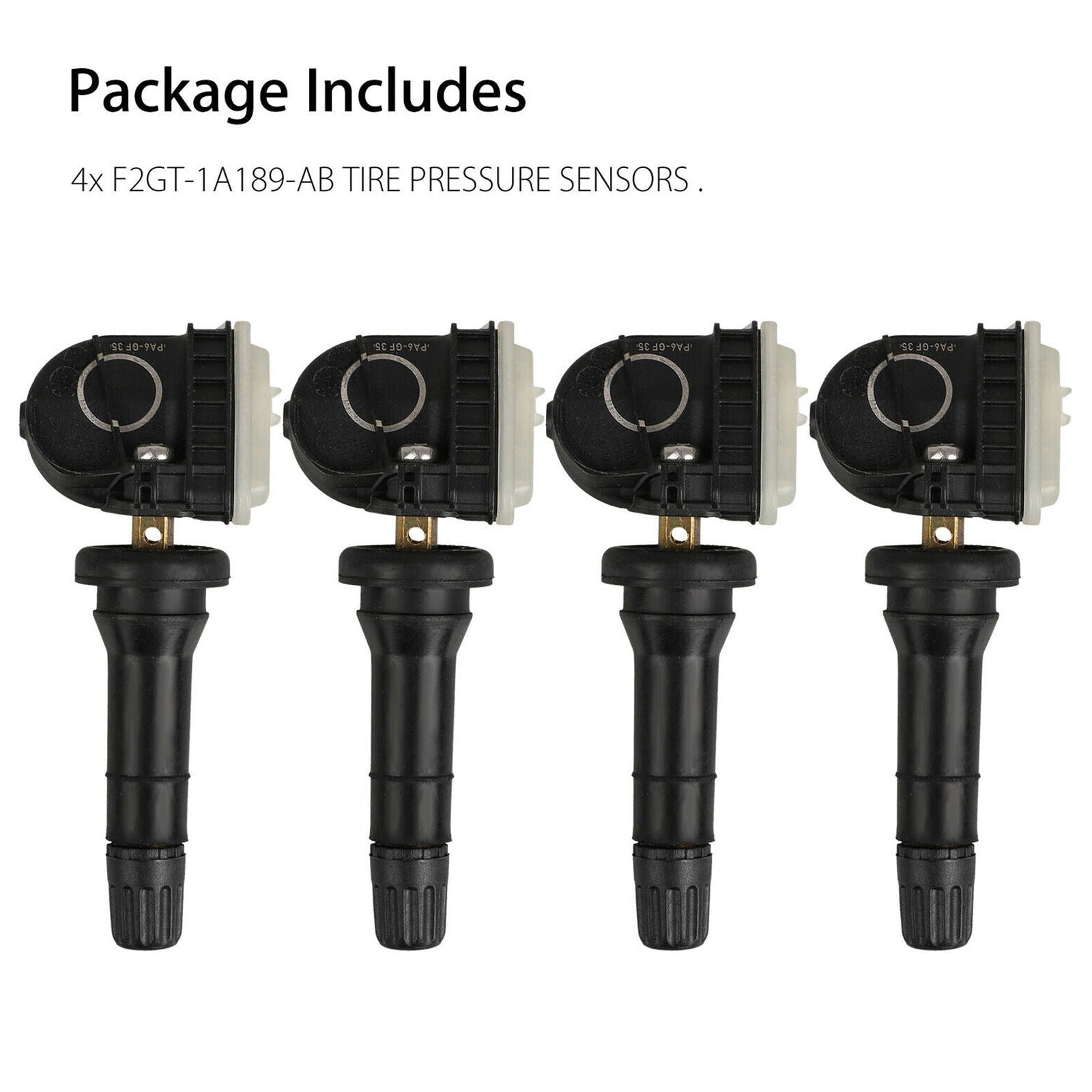 4x TPMS OEM Tire Pressure Sensors For 2015-2018 F-150 Edge Mustang F2GT-1A189-AB