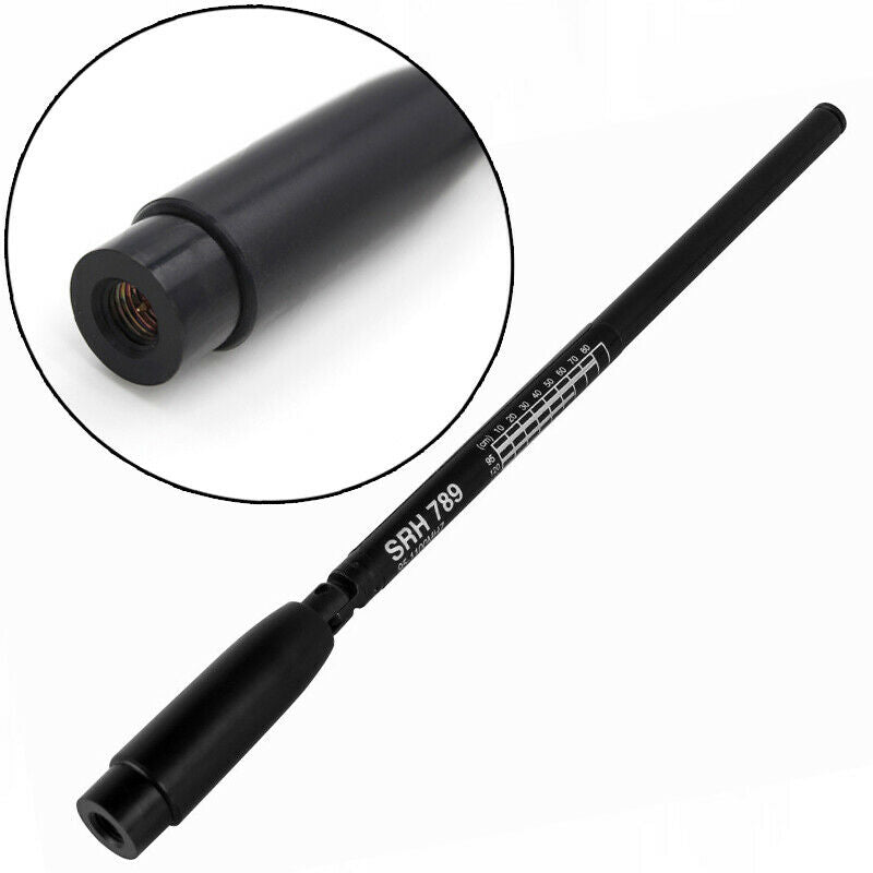 SRH789 SMA-Male 95MHz-1100MHz Wide Band Telescopic Antenna for YAESU VX-1R