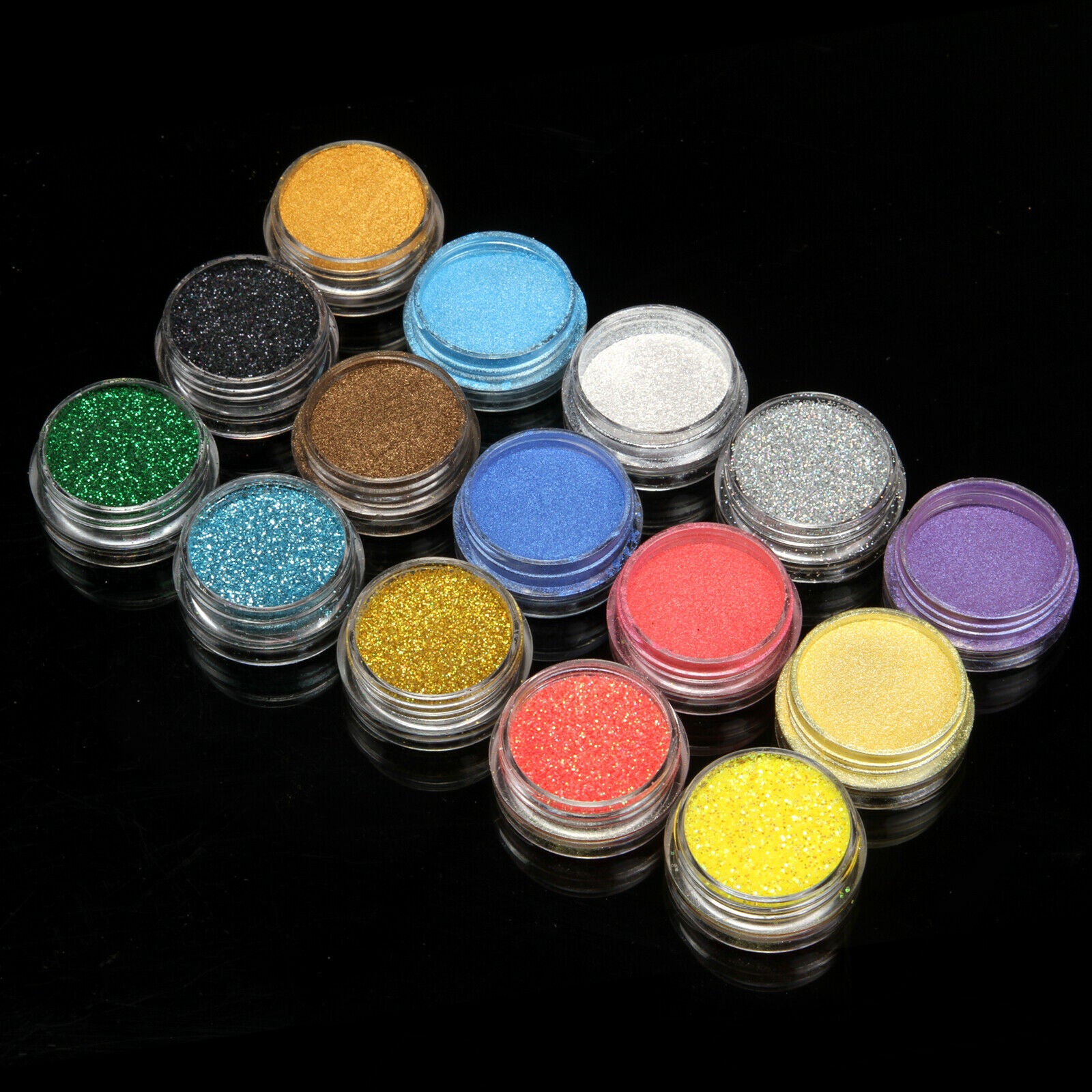 15 Colors Eye Shadow  Loose Powder Shimmer Matte Glitter Powder Cosmetic Makeup