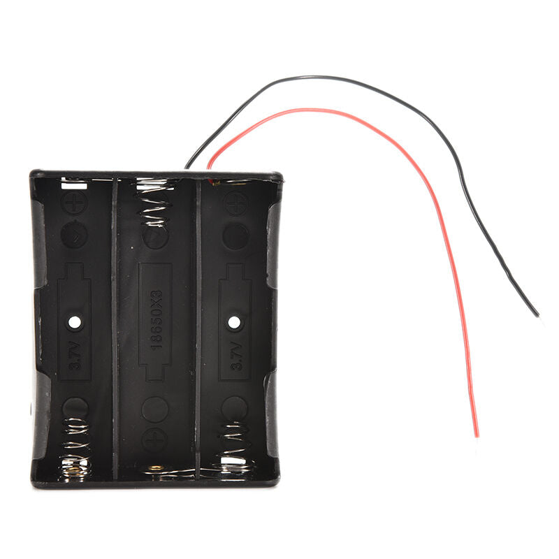 Hot For 3x18650 3.7V With Wire Leads Plastic Battery Storage Case Box Hold.l8