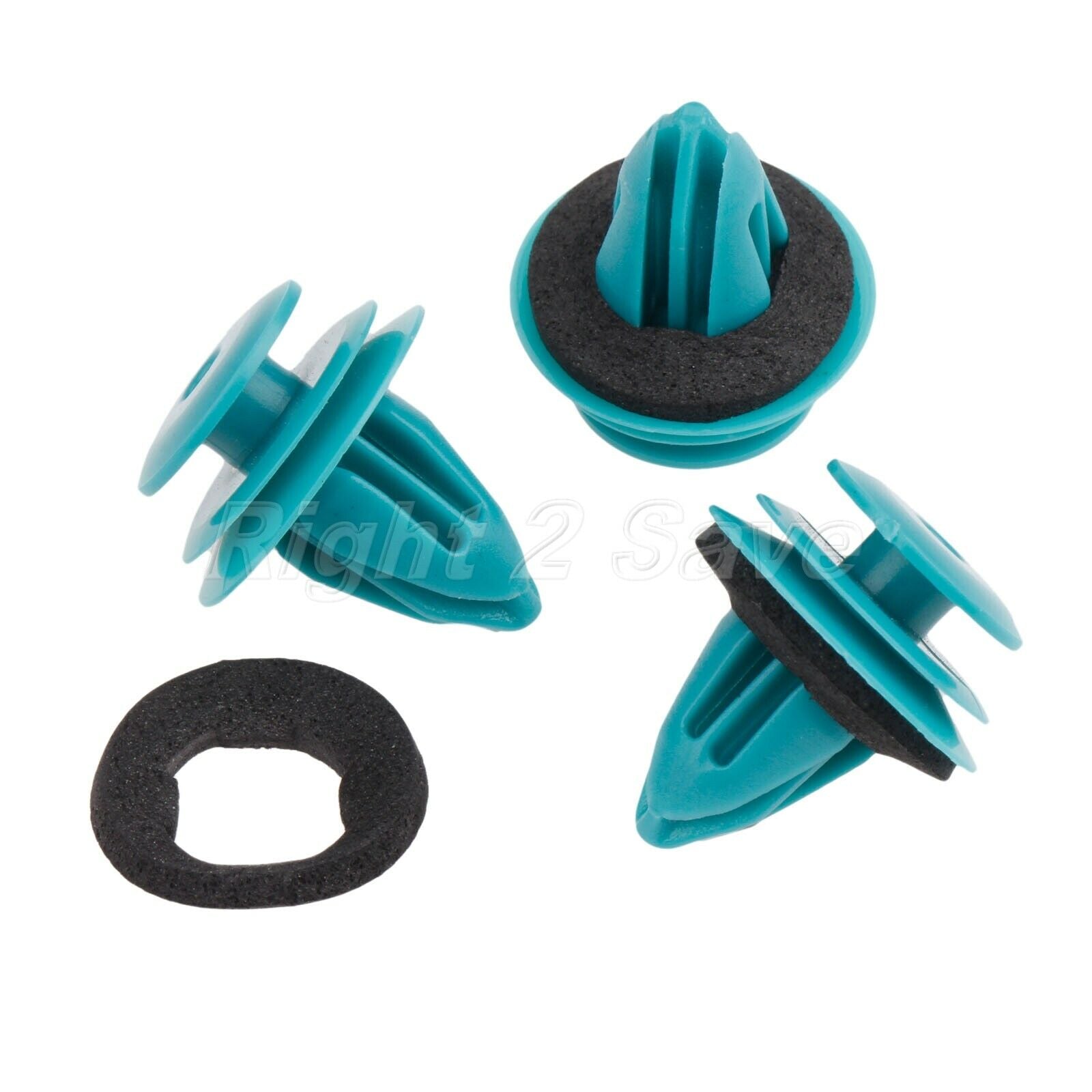 100 x Fastener Plastic Clips Rivets fit For engine compartment trunk universal