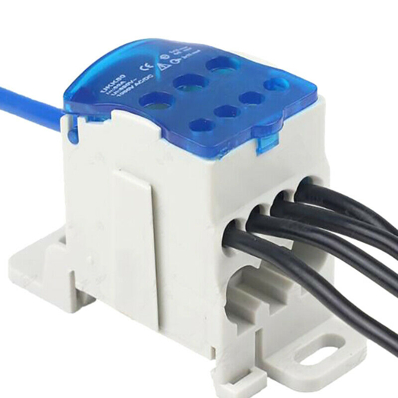UKK80A Terminal Block Rail distribution Box Universal Electric Wire Conne.l8