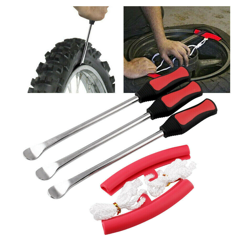 Sumnacon Tire Levers Spoon Set, Heavy Duty Motorcycle Bike Car Tire Irons Tool
