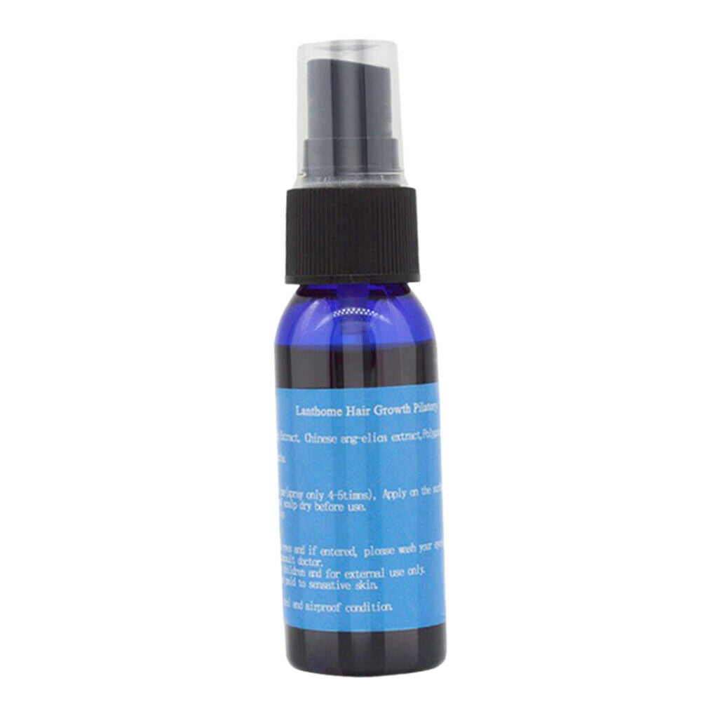 Natural Ginger Hair Growth Essence Anti Hair Loss Spray Beard Regrowth 30ml