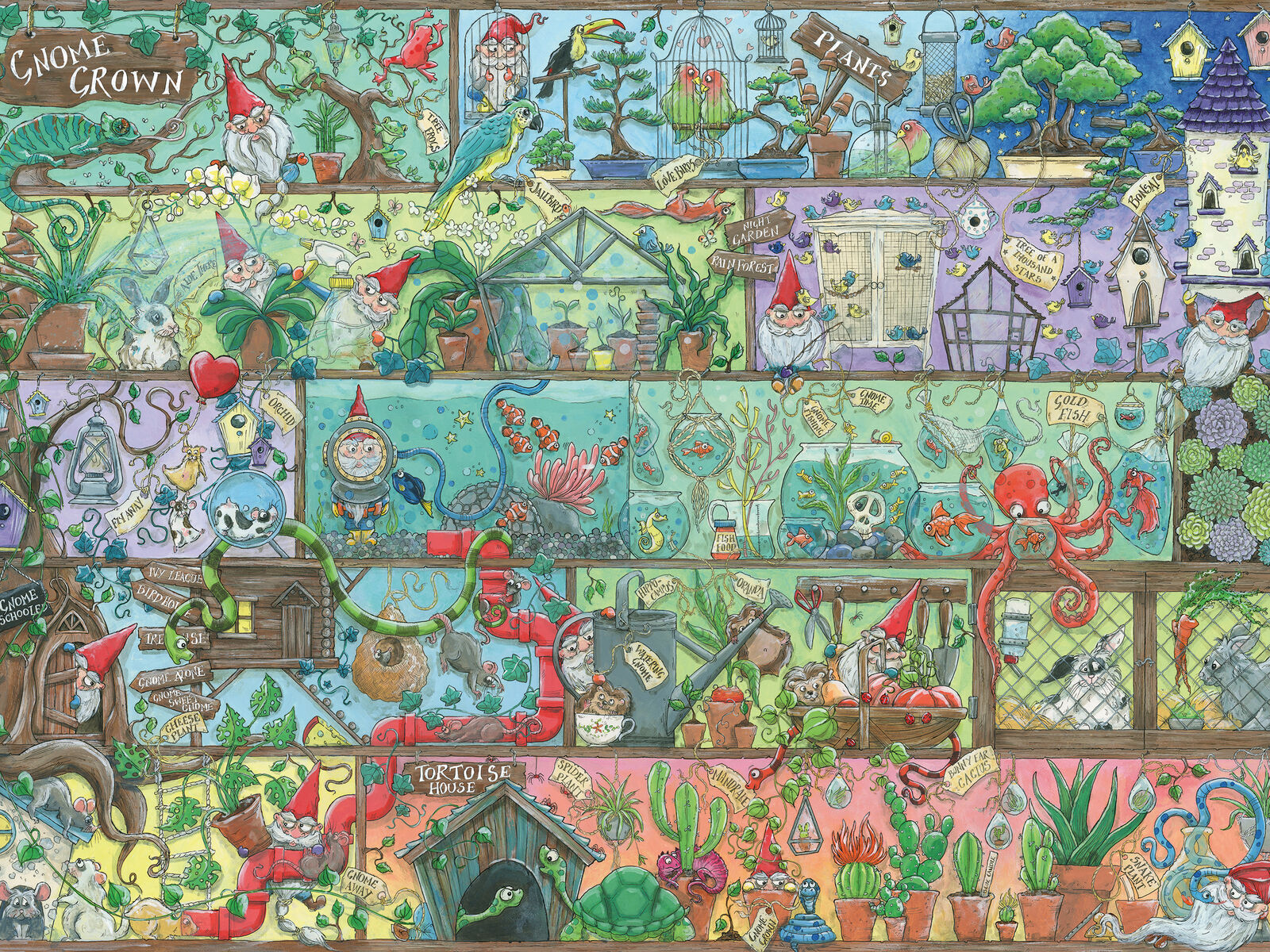 16712 Ravensburger Gnome Grown Jigsaw Puzzle 1500 Pieces Age 12 Years+