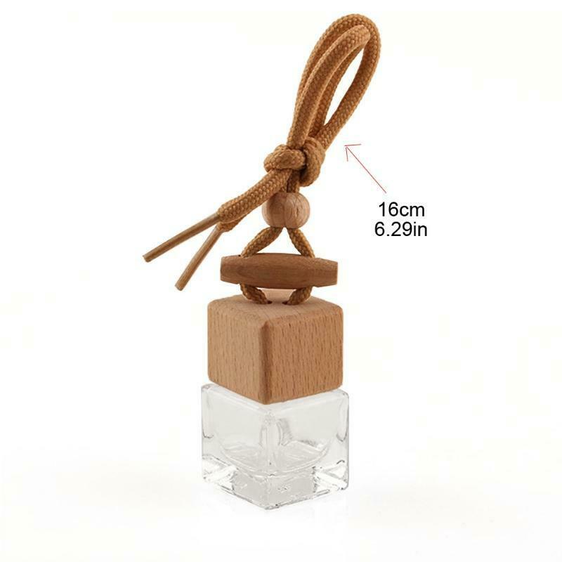 Hanging Fragrance Diffuser Perfume Glass Bottle Car Pendant Ornament