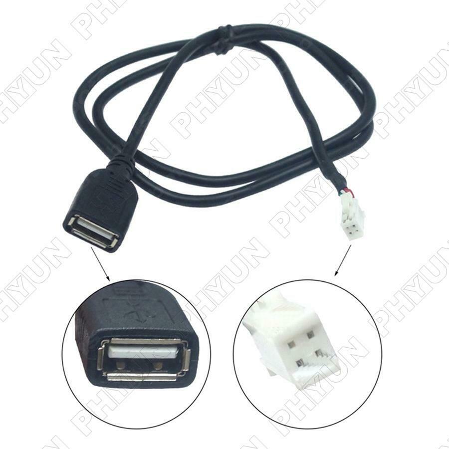 2PC 4Pin+6Pin USB Cable Adaptor For Android Car Radio Stereo USB Cable Connector