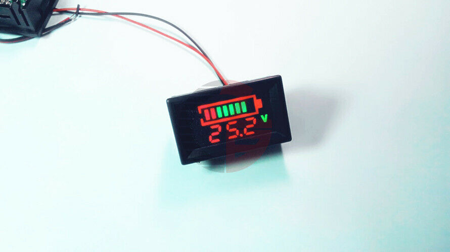 6V-12V Digital LED Lead Batteries Indicator Battery Capacity Tester Voltmeter