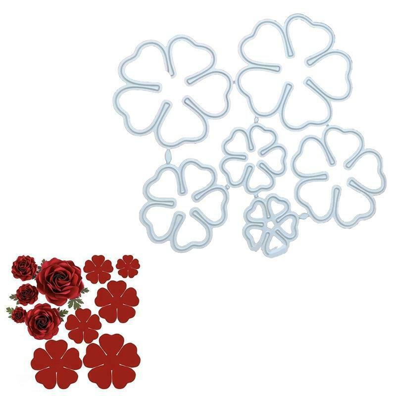 Flowers Metal Cutting Dies Stencil Scrapbooking DIY Album Stamp Paper Embossing