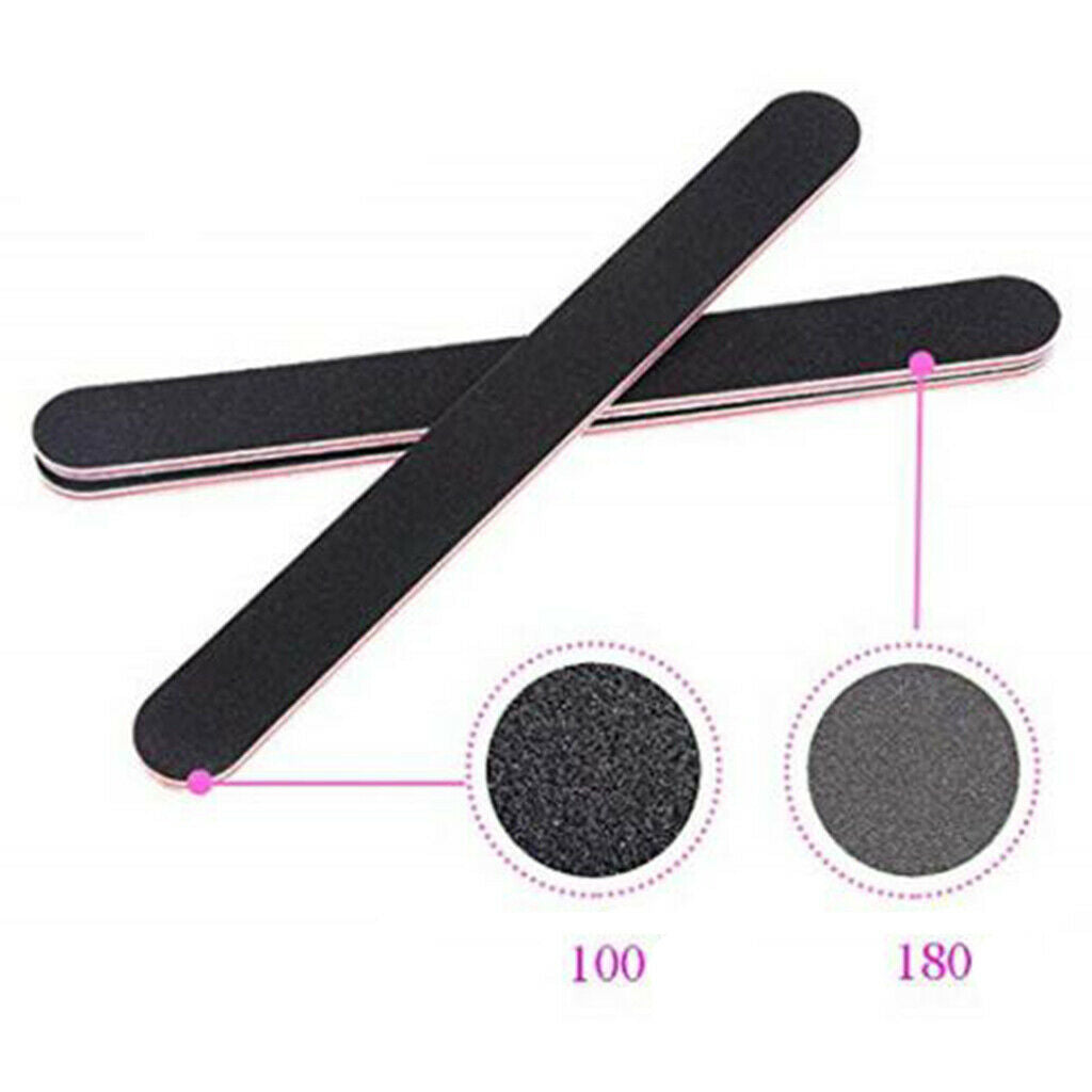 12Set 4-Way Nail Remover Sponge Buffer Block Nails File Polishing Buffing