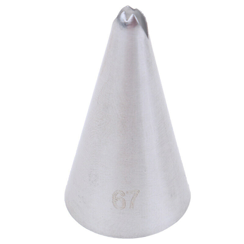 5Pcs Leaves Nozzles Stainless Steel Icing Piping Nozzles Tips Pastry Cake.l8