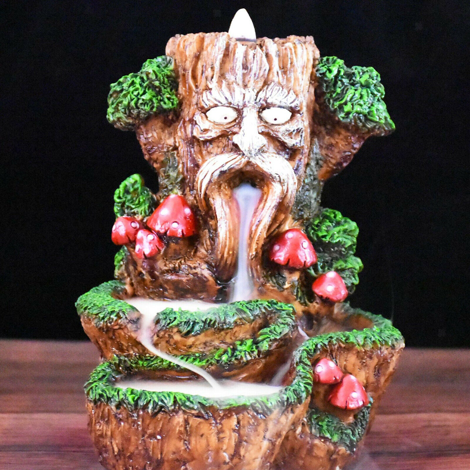 Backflow Incense Censer Waterfall Burner Holder Aromatherapy Yoga Home Decor