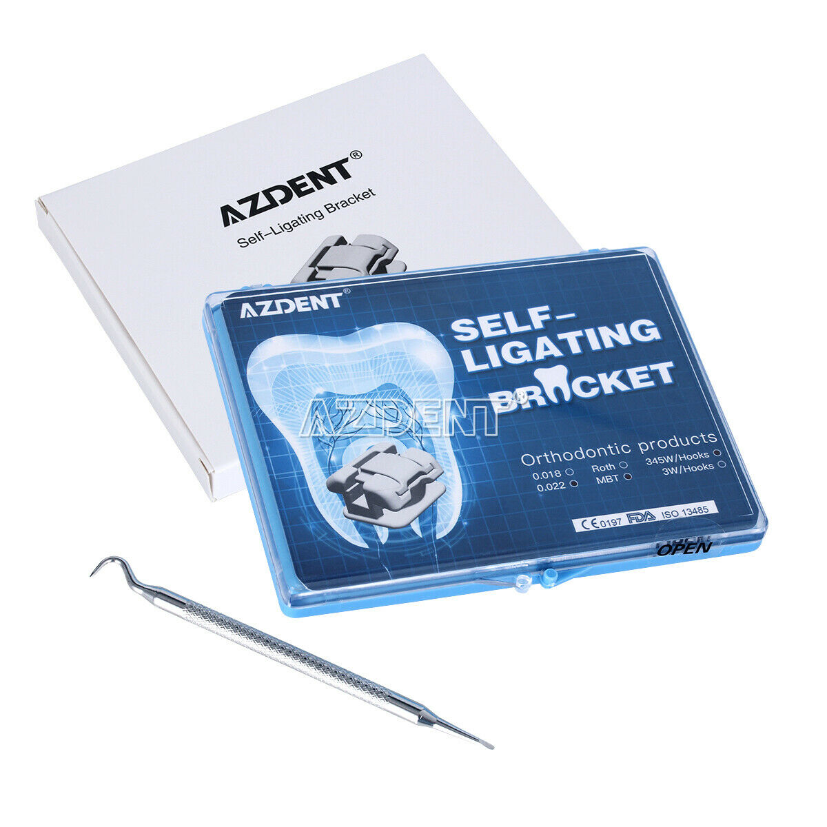 Dental Ortho Ormco Self-Ligating Brackets MBT 0.022 w/Buccal Tube Damon Q system