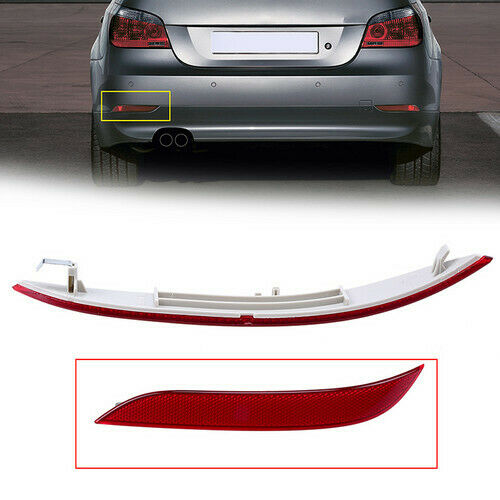 Left Driver Side Rear Bumper Reflector Light For BMW 5 Series E60 Sedan 2003-07