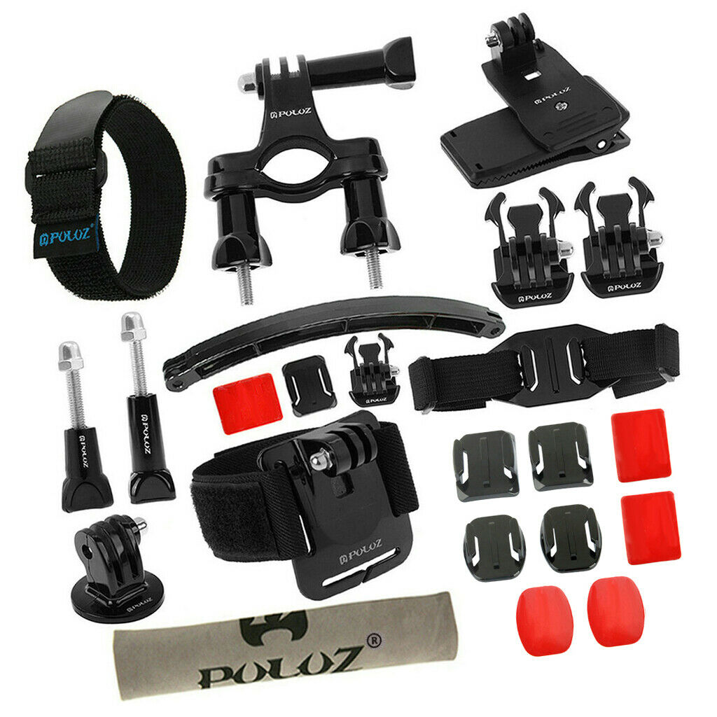 23 in 1 Camera Mounting Accessory Set Fixed to The Helmet for    5/4/3 +