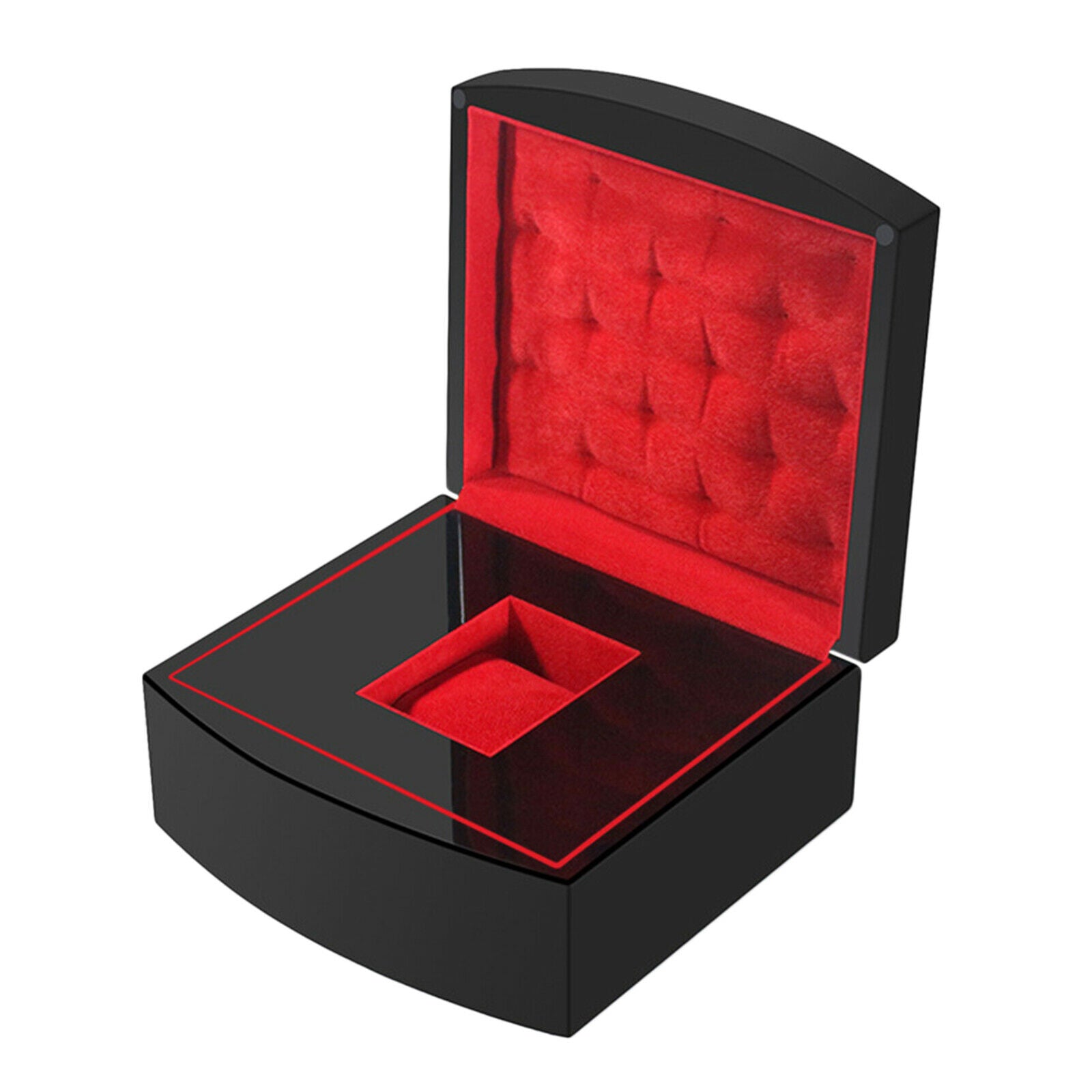Luxury Piano Wood Watch Organizer Box Holder for Proposal Wedding Collector