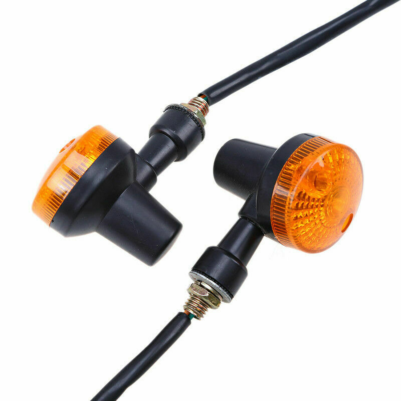 4pcs Black Turn Signal Dual Sports Motorcycle Dirtbike light blinker mx
