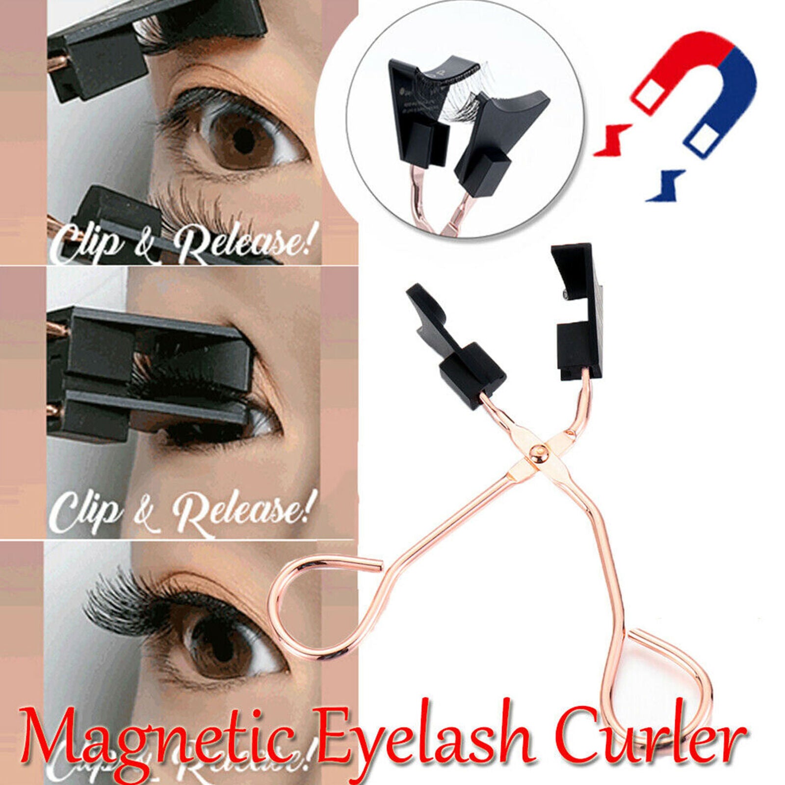 Eyelashes Magnetic Eyelash Curler Magnetic Lashes Clip No Glue Need Eyelashes