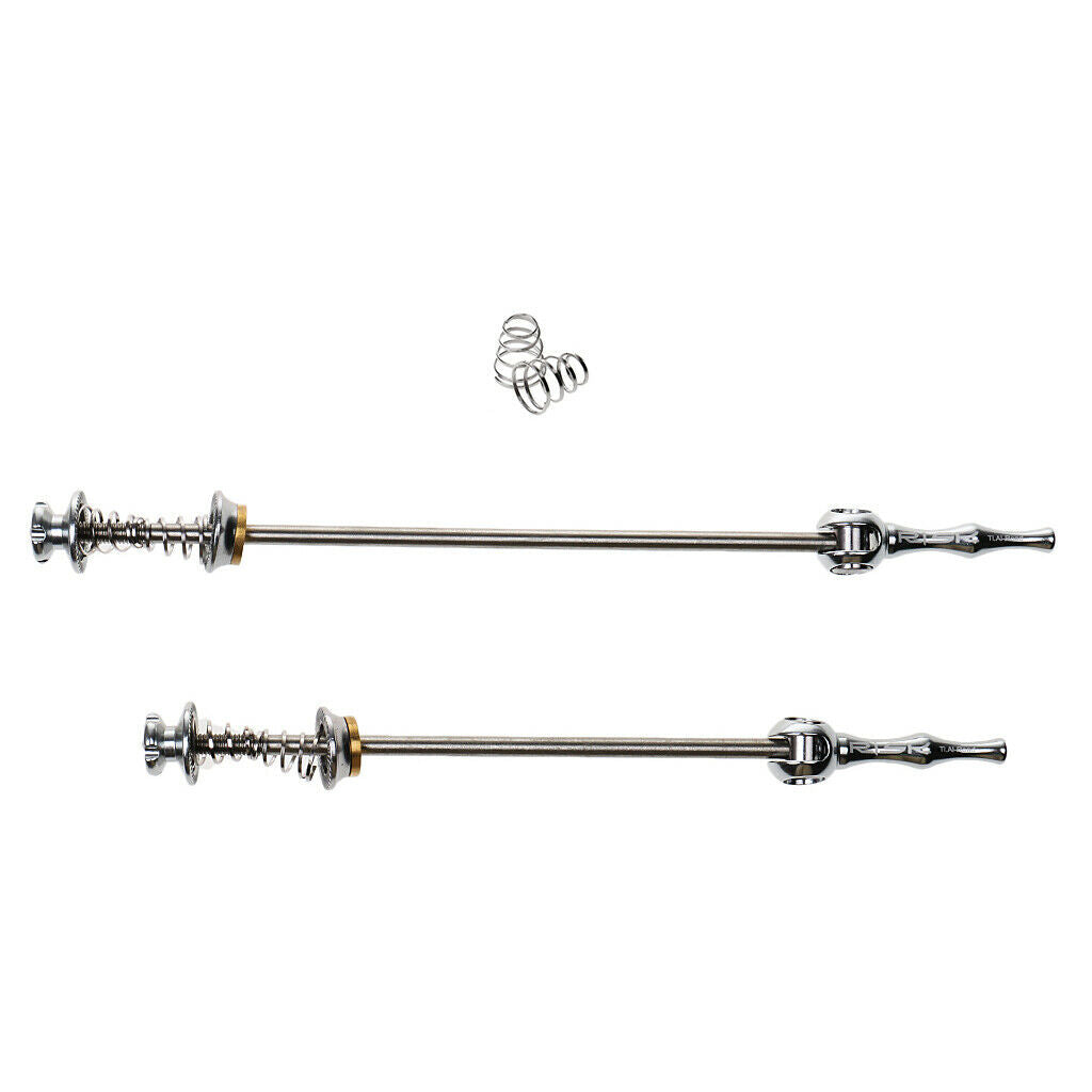 2x 1 Pair Ultralight Bike  Wheel Hub Skewers Quick Release Bolt Lever Axle