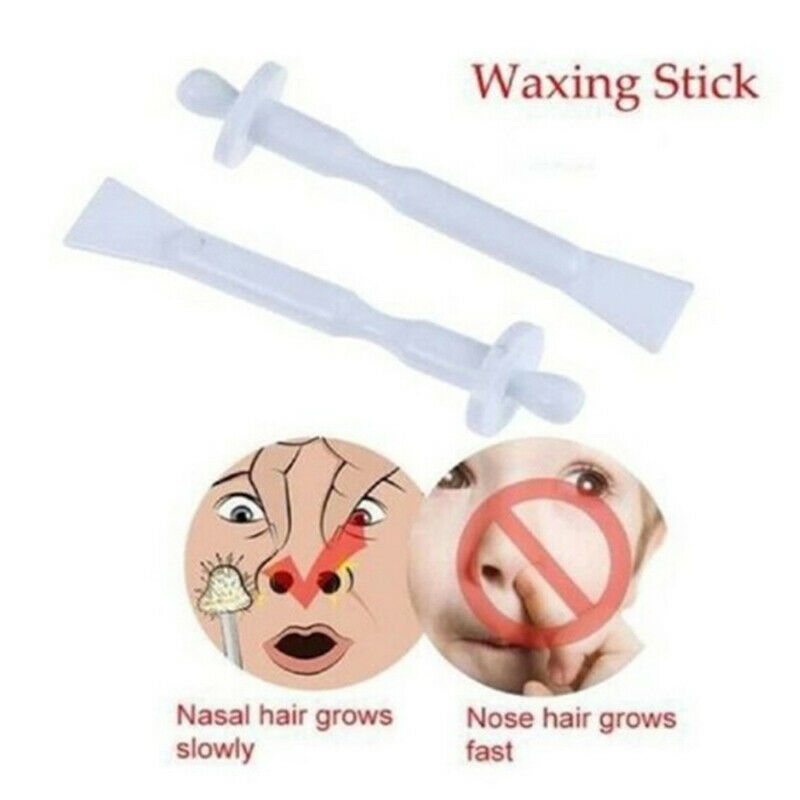 5Pcs Nose Ear Hair Removal Wax Sticks Beans Waxing Sticks Nasal Cleani.l8
